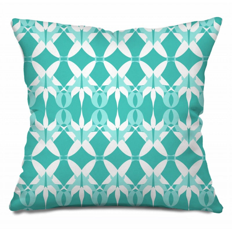  Coussin en coton réversible, H 14 po x l 14 po
