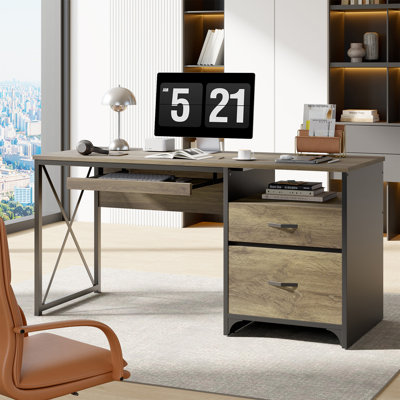 Bureau d'écriture avec plateau pour clavier Labelle