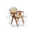 Solid Wood Dining Chair In Natural Finish