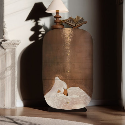Commode d'appoint moderne à cinq tiroirs multifonctionnelle
