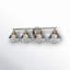 Kyoto 4 Light Seeded Dimmable Vanity Light