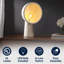 Lampe de table colonne DEL 17,5 po Claude