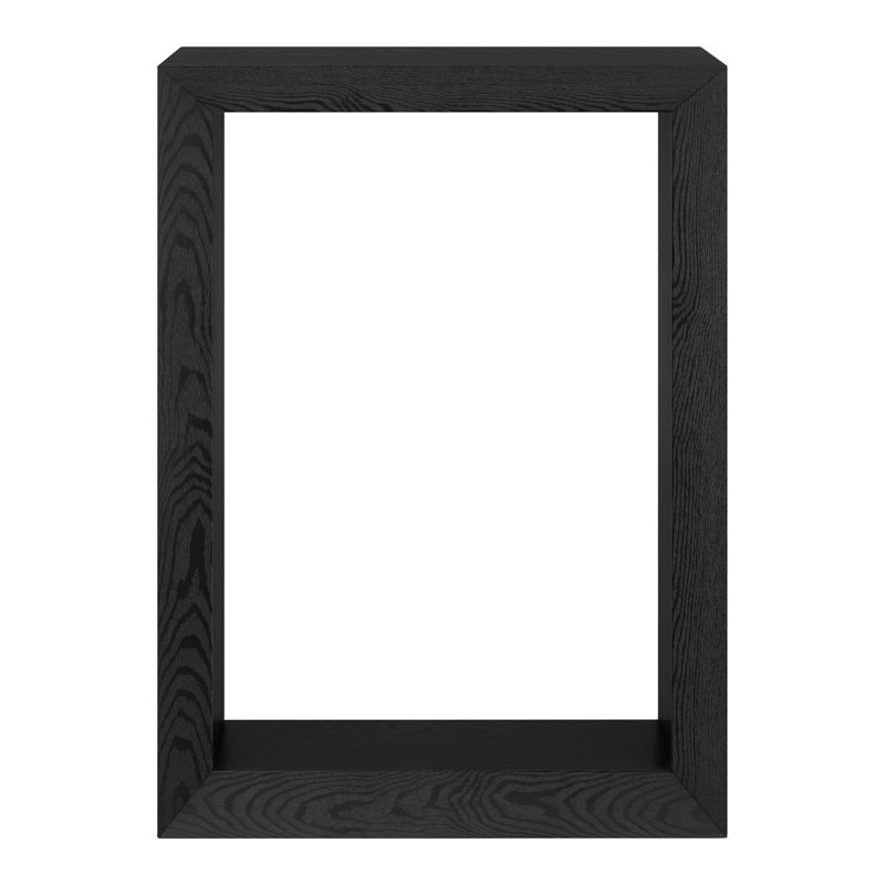 Calaysia Console Table, 76.2cm H x 55.9cm W x 25.4cm D, Black Grain