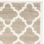 Tapis blé / beige à motif géométrique Ammundsen-1801639266
