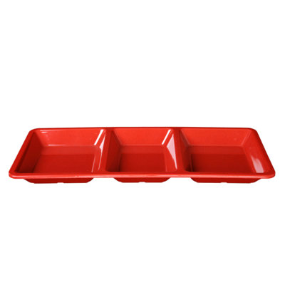 Thunder Group Inc. Passion Melamine Divided Serving Dish