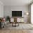 Modern Marble And Sideboard With Geometric Accents
