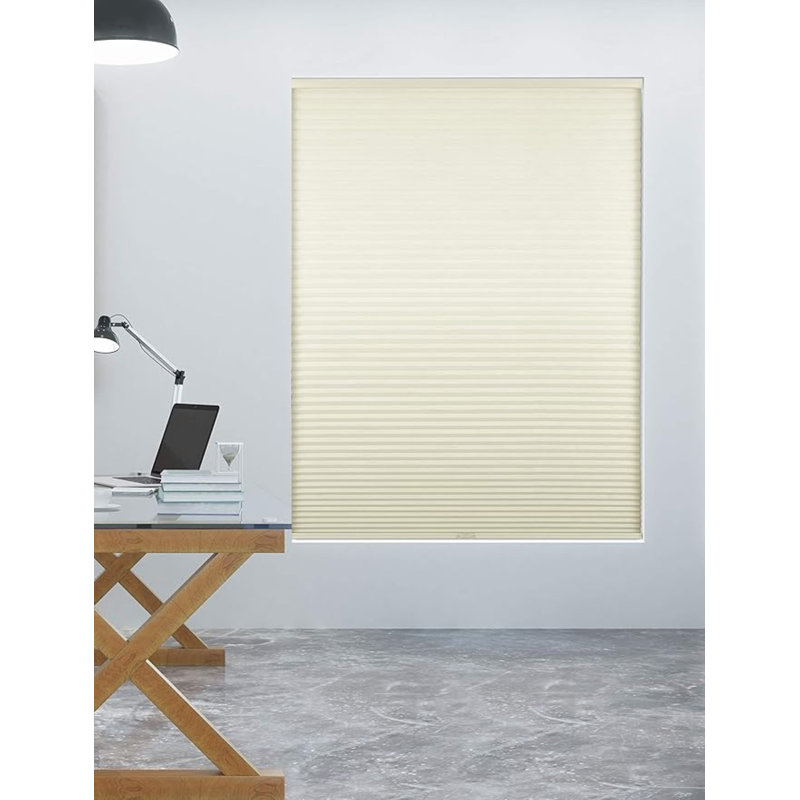 Cordless Room Darkening Wood Cellular Shade, 25.5"W x 60"L