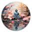 Thyda - Art spirituel rond en métal-109670245