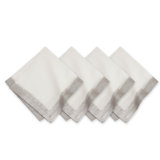 Metallic Brushstroke Linen Napkin