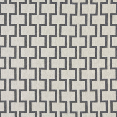 Tissu de lin géométrique