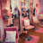 SlayStation Natalie Mirrored Column Display Shelves with Anti Tipping Bracket, Mirrored Back Panel-1024353371