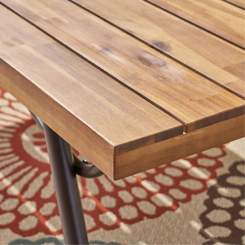 Causeuse d'extérieur avec table basse Canoga