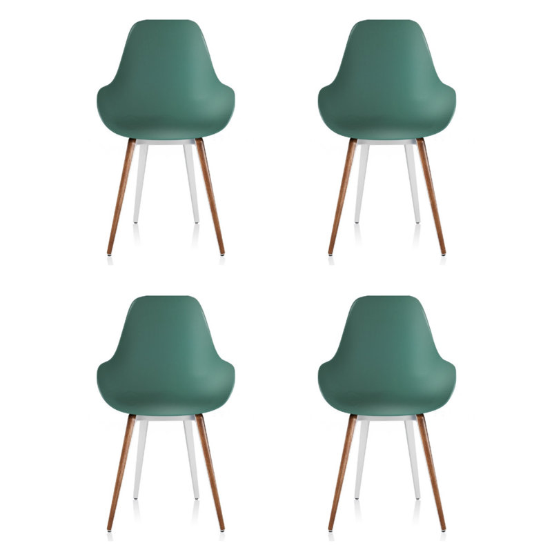 Chaise Slice - ensemble de 4 -, Bleu océan