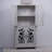 Accent Cabinet With Mirrored Doors And Adjustable Shelves-196096863