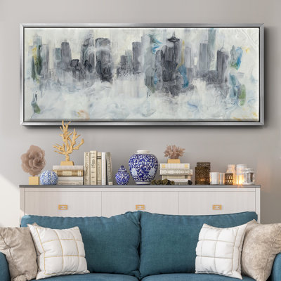 Unseen World I- Framed Canvas