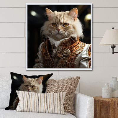 " Elegance Cat Dressed In Suit "