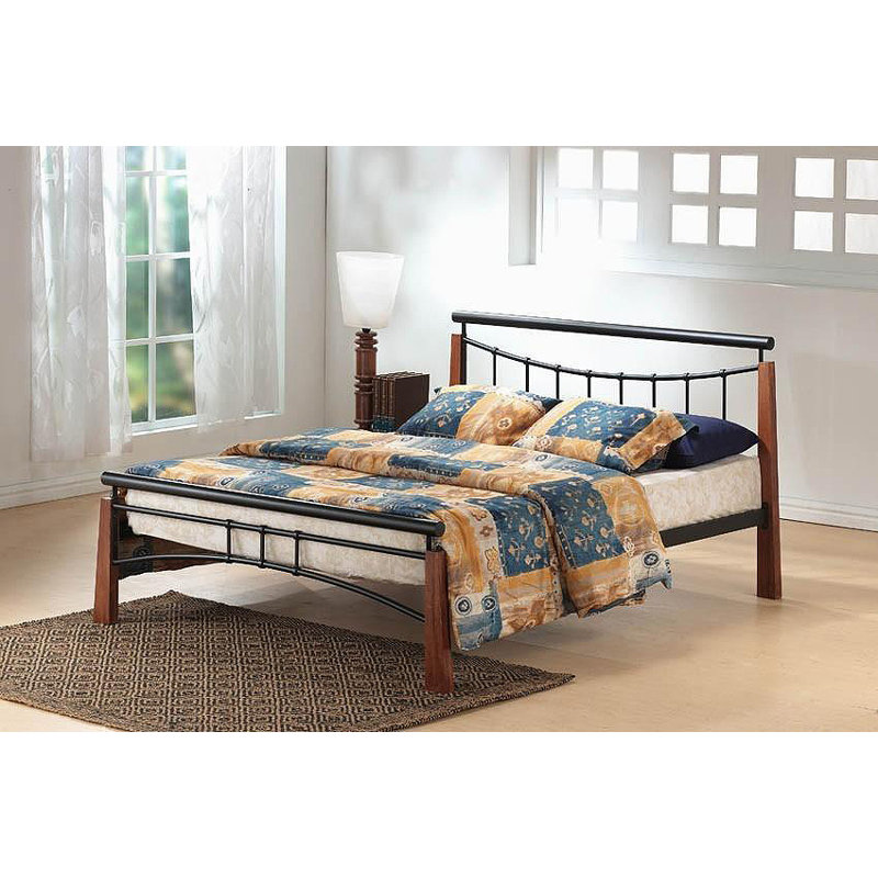 Quade Solid Wood Bed, Double (4'6)