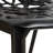 Houser 5-Piece Dining Set with Round Glass Dining Table and 4 Dining Side Chair in Aluminum-88498372