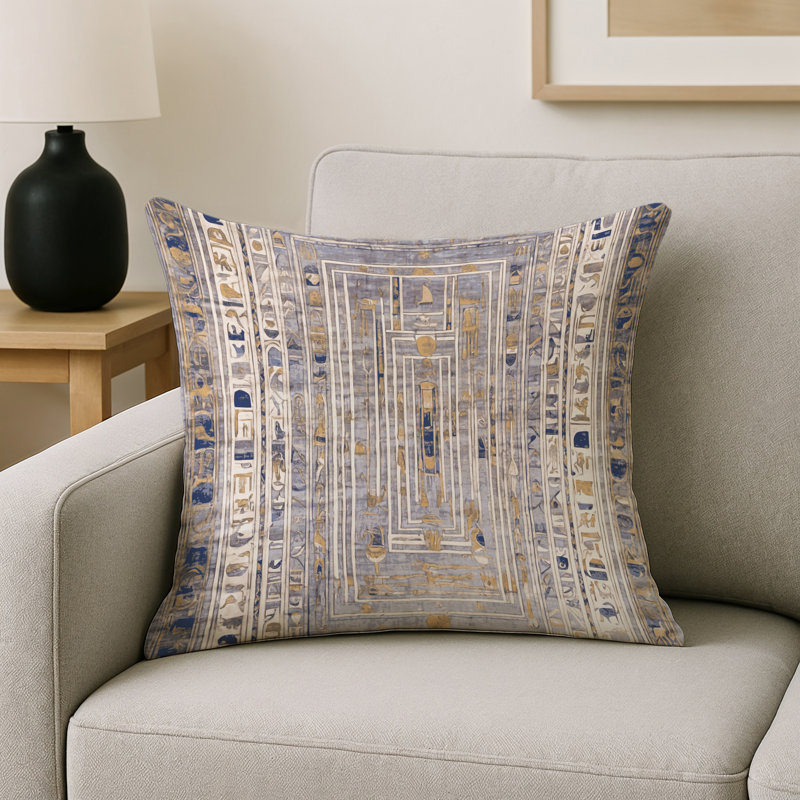 Coussin décoratif intérieur et extérieur Modern, Gris abstrait 90, Carré 20 po
