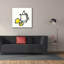 «Tea And Lemons» par Chris Paschke, art mural sur toile, 37 po x 37 po