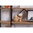 Modern Bookshelf with Metal Frame, 54.7 x 61.0 x 13.4 inches | 100% Melamine Coated Particle Board in Atlantic Pine & Black | Stylish Storage Solution for Home or Office | Durable & Elegant Design