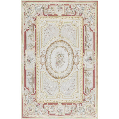 Aubusson Renaissance Wool Oriental Area Rug