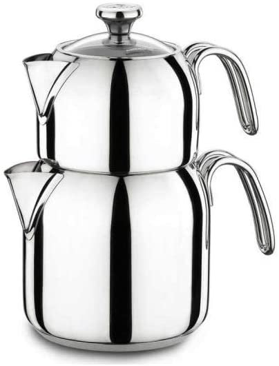 Korkmaz 2.32 Quarts Stainless Steel (18/10) Stovetop Tea Kettle