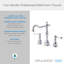 Robinet de salle de bain à large entraxe avec drain Opulence-50632632