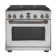 Café™ 36" Brushed Stainless Handle & Knob Set for Pro Range and Rangetop