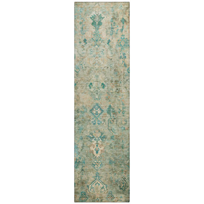 Machine Washable Indoor/Outdoor Matteson ACN2320 Global Rug