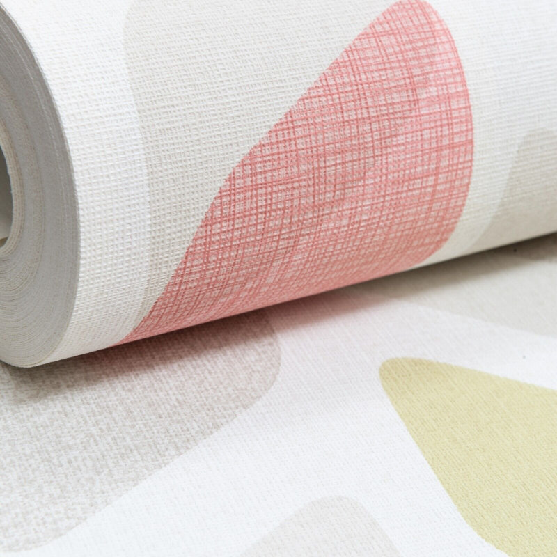 Sybil 10m x 53cm Textured Matte Wallpaper Roll