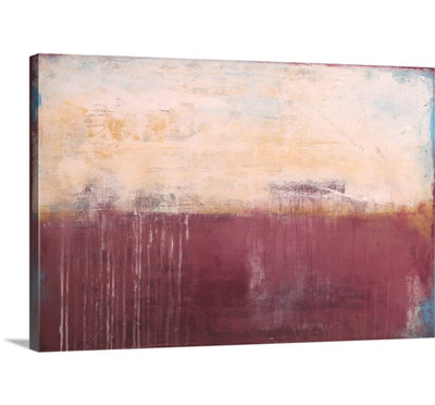 Gnadenhutten Vineyards Mist by Erin Ashley - Unframed Print on Canvas
