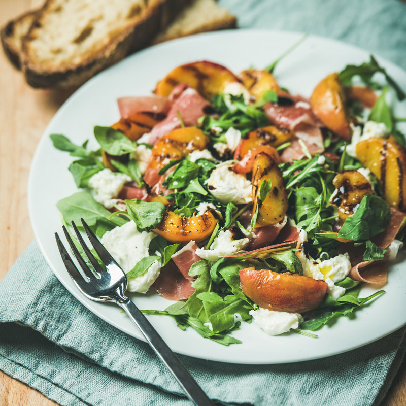 Mozzarella - Photographie sur toile tendue, H 12 po x l 12 po