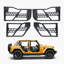 Porte tubulaire 4 portes à 4 portes pour Jeep Wrangler JK 2007-2018