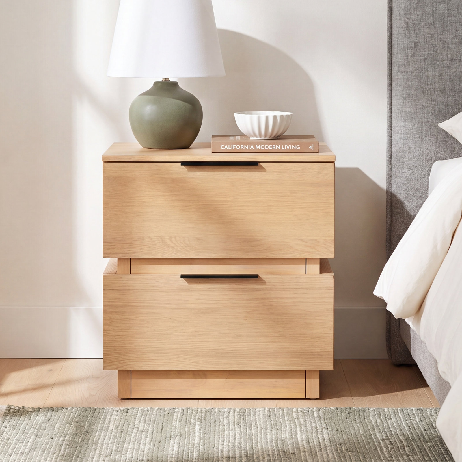Hubbard Nightstand, Oak