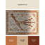 Tapis oriental moelleux et doux à motif de télescope classique en beige - reliure beige-1839288303