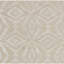 Tapis beige / ivoire en laine / viscose noué à la main Ikat-96371619