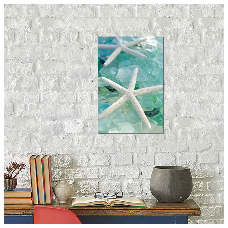 Alan Blaustein - Print on Canvas, 101.6 cm H x 66.04 cm W, White Framed