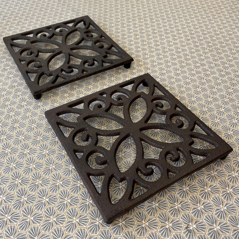 Square 2 Piece Trivet Set