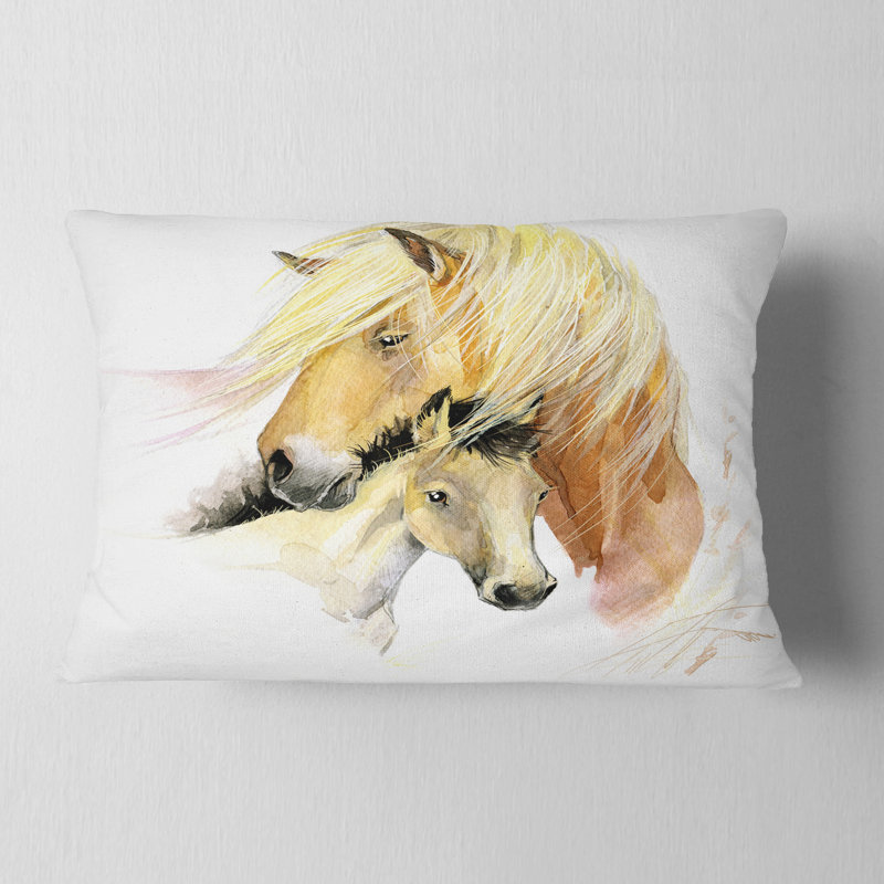 Coussin lombaire pour bébé animal cheval
