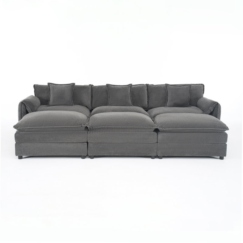 Canapé modulaire Elara, Gris