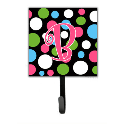 Crochet mural polkadot monogramme