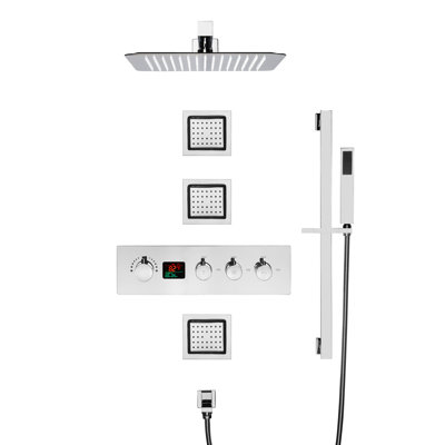 Thermostatic All-In-One Kit with Rough in-Valve