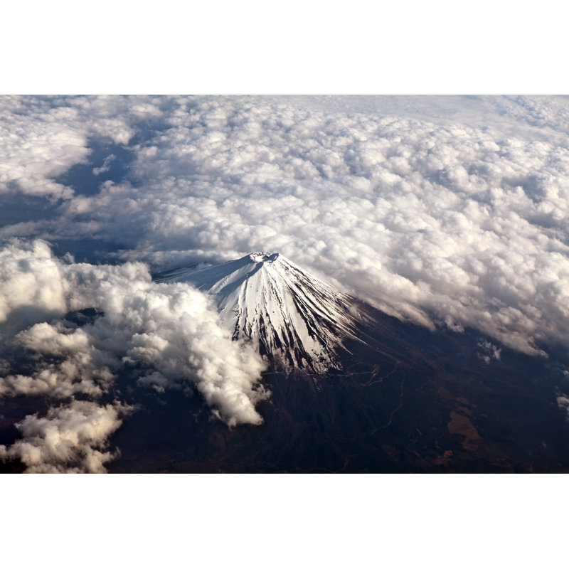 Mount Fuji From The Air by Krestafer, 8" H x 12" W