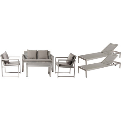 Chester - Person Patio Conversation Set with Cushions