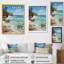«Brunswick Beach Photo Ocean Escape V», reproduction sur toile-744012750-744012753