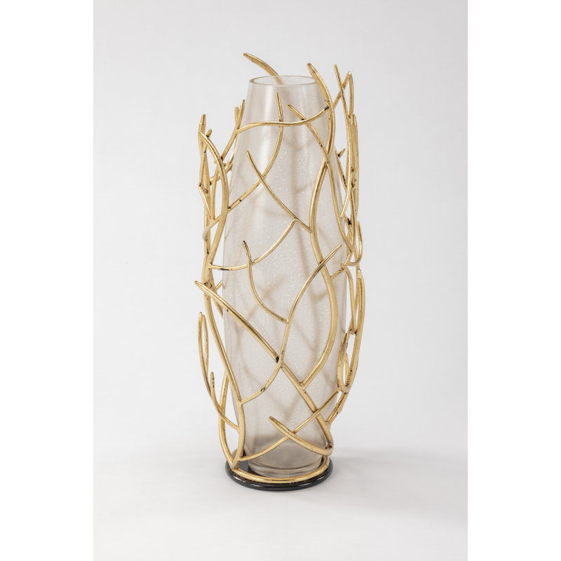 Handmade Metal Floor Vase