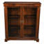 Bibliothèque à deux portes Mahogany