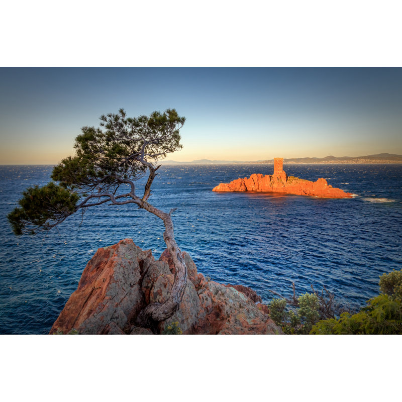 Landscape Of Southern France by Elementals - Wrapped Canvas Print, 30cm H x 46cm W
