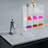 Countertop Clear Acrylic Test Tube Holder Organizer